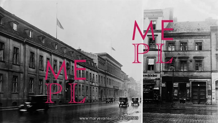  : On the left photo one can see the Foreign Ministry