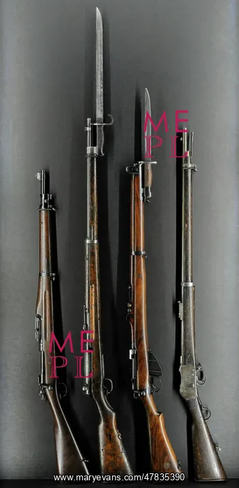 : From left to right: Springfield rifle M1903 (USA) : From left to right: Springfield rifle M1903 (USA)
