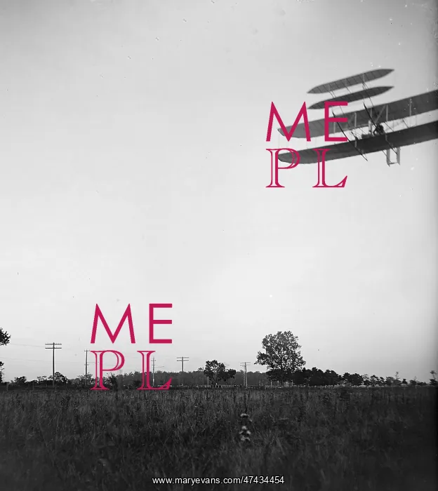 : Left front view of flight 46, Orville turning to the left, i : Left front view of flight 46, Orville turning to the left, i