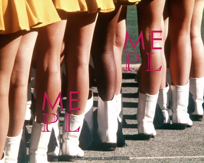 : Legs and Boots of High School Majorettes Waiting : Legs and Boots of High School Majorettes Waiting