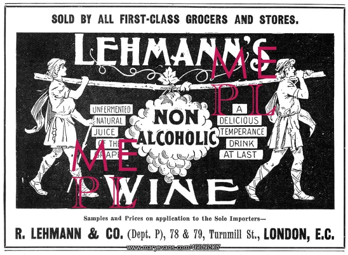 : Lehmann's Wine advertisement : Lehmann's Wine advertisement