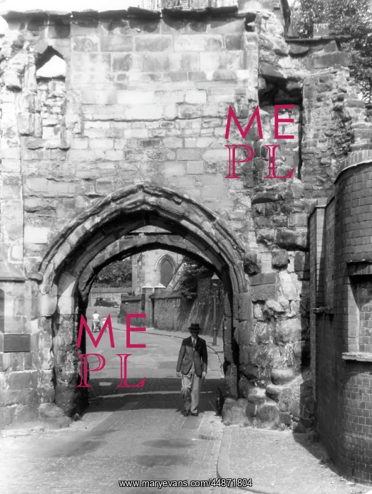 : LEICESTER CASTLE GATE : LEICESTER CASTLE GATE
