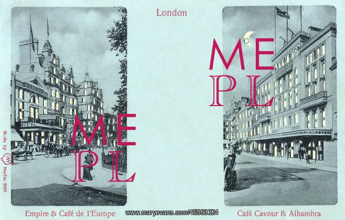 : Leicester Square - Empire, Cafe de l'Europe, Cafe Cavour : Leicester Square - Empire, Cafe de l'Europe, Cafe Cavour