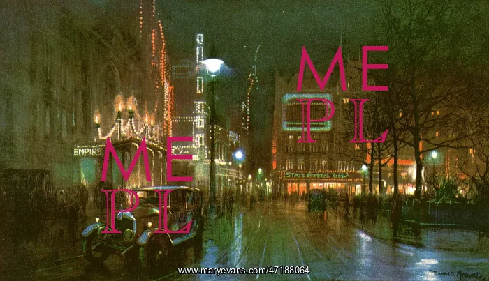  : Leicester Square, London, by night 1926