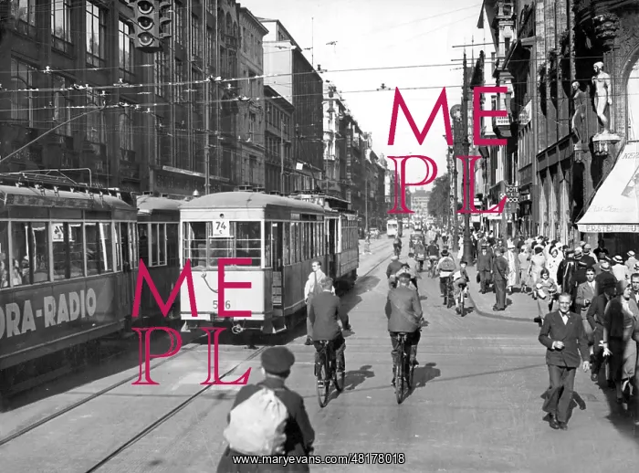 : Leipziger street in Berlin, 1934 : Leipziger street in Berlin, 1934