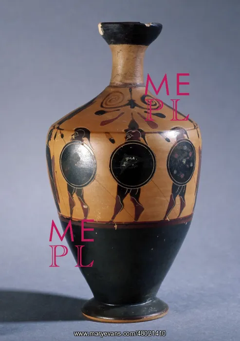 : Lekythos, greek oil storage jar : Lekythos, greek oil storage jar