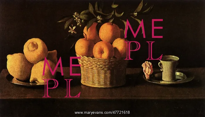 : Lemons, Oranges and a Rose, by Zurbaran : Lemons, Oranges and a Rose, by Zurbaran