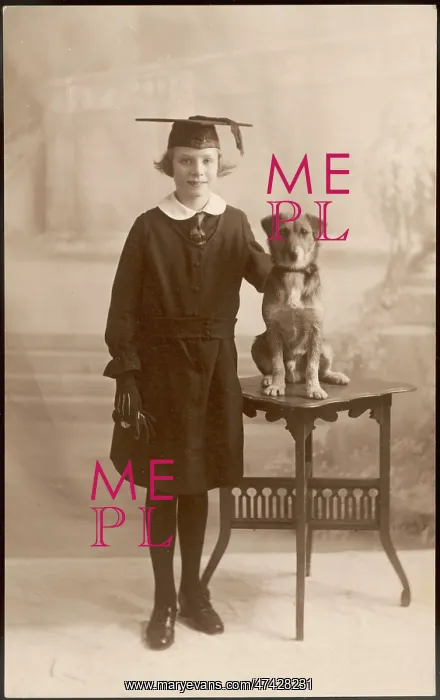 : LENA AND DOG 1923 : LENA AND DOG 1923