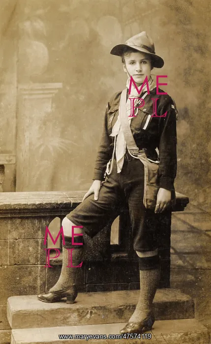  : Full lenghth portrait of a Scout in uniform