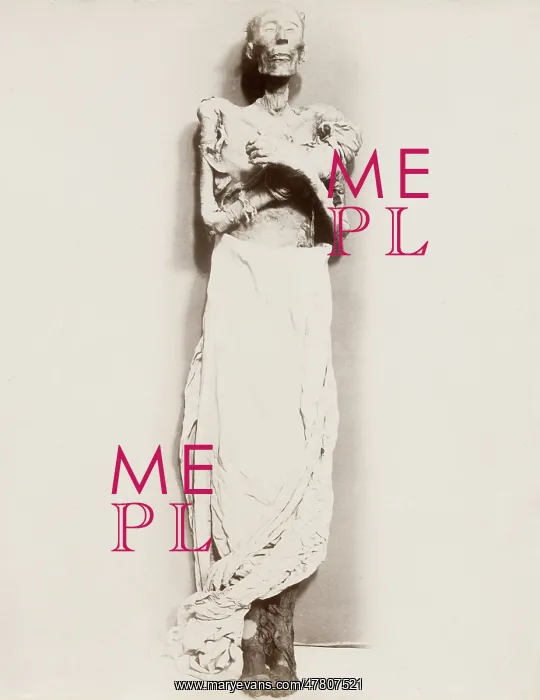 : Full length mummy, Egypt, mummified man : Full length mummy, Egypt, mummified man