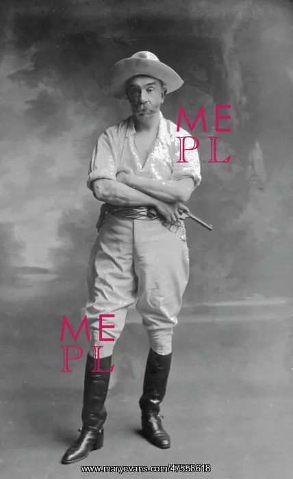  : Full length portrait of a cowboy