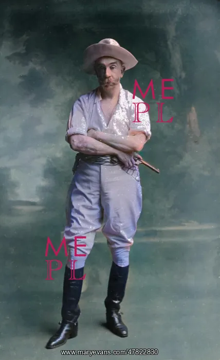  : Full length portrait of a cowboy