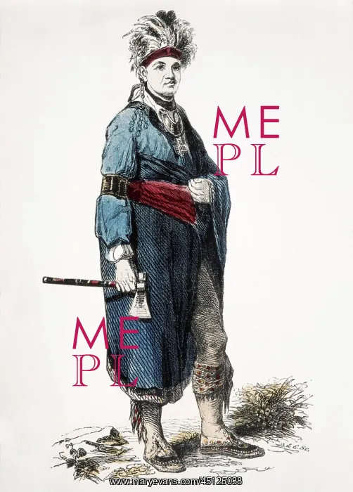 : Full Length Portrait Joseph Brant Mohawk Indian : Full Length Portrait Joseph Brant Mohawk Indian