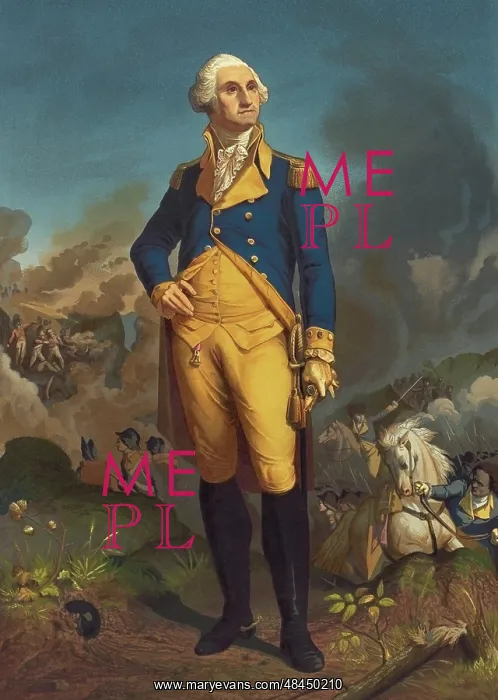: Full length print of General George Washington : Full length print of General George Washington