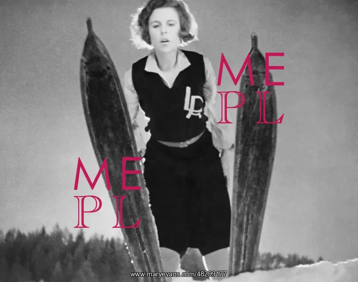 : Leni Riefenstahl in The White Intoxication, 1931 : Leni Riefenstahl in The White Intoxication, 1931