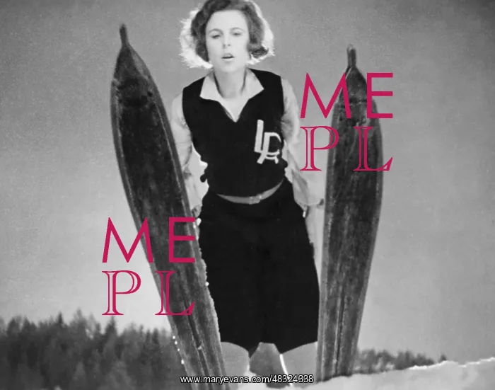 : Leni Riefenstahl in The White Intoxication, 1931 : Leni Riefenstahl in The White Intoxication, 1931