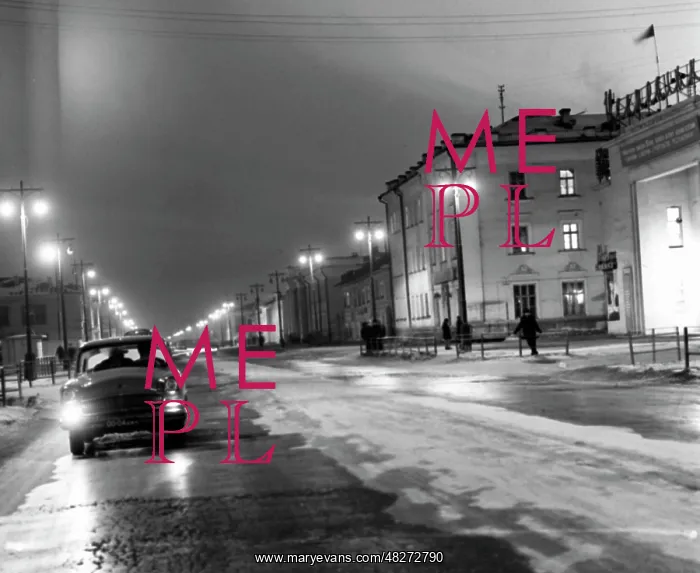 : Lenin Avenue. Yakutsk, 1967 : Lenin Avenue. Yakutsk, 1967