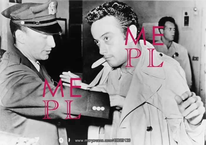 : Lenny Bruce (1925-1966), being searched ? : Lenny Bruce (1925-1966), being searched ?