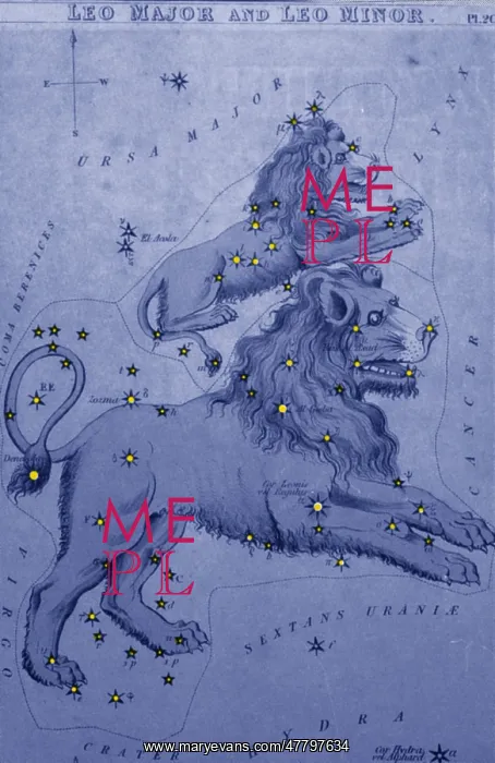 : Leo Major and Leo Minor, 19th Century : Leo Major and Leo Minor, 19th Century
