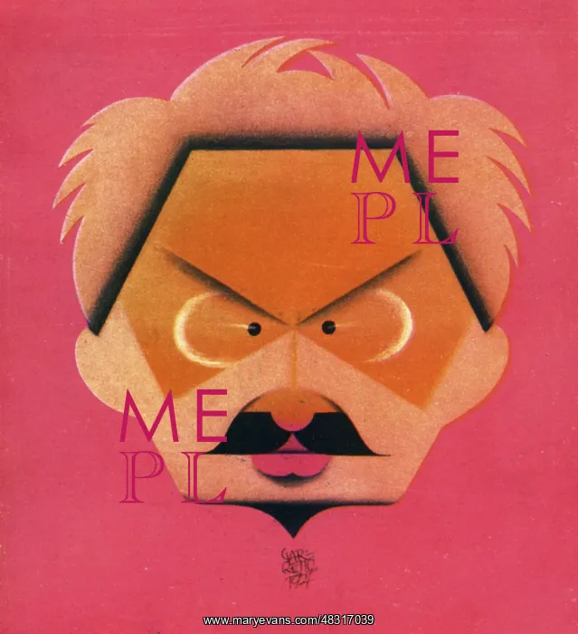 : Leon Trotsky caricature, undated : Leon Trotsky caricature, undated