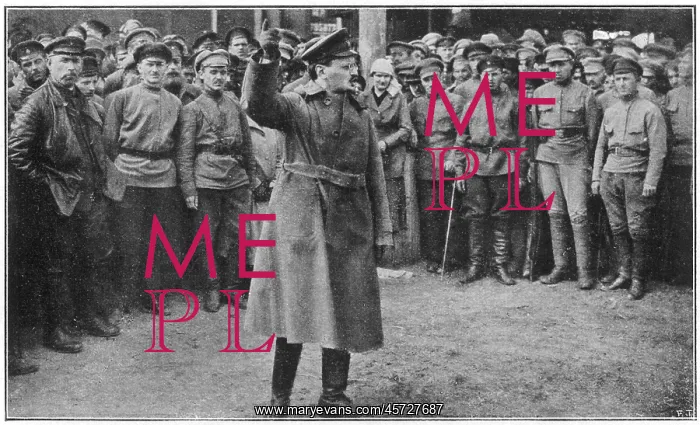 : Leon Trotsky with soldiers : Leon Trotsky with soldiers