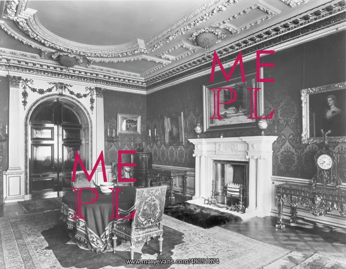 : Leonard Albu's 1909 dining room : Leonard Albu's 1909 dining room