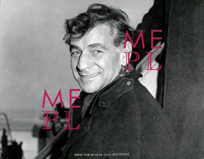 : Leonard Bernstein, American composer and conductor : Leonard Bernstein, American composer and conductor