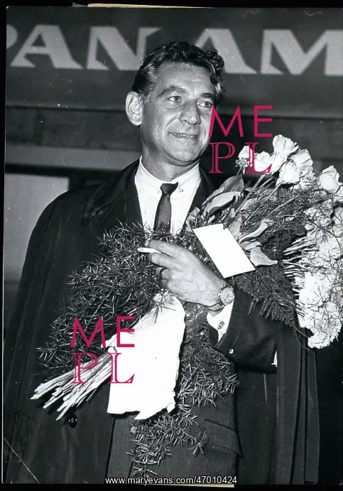 : Leonard Bernstein, American composer and conductor, Berlin : Leonard Bernstein, American composer and conductor, Berlin