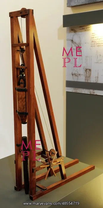 : Leonardesque model. Pole Hammer. Codex Atlanticus, sheet 785 : Leonardesque model. Pole Hammer. Codex Atlanticus, sheet 785