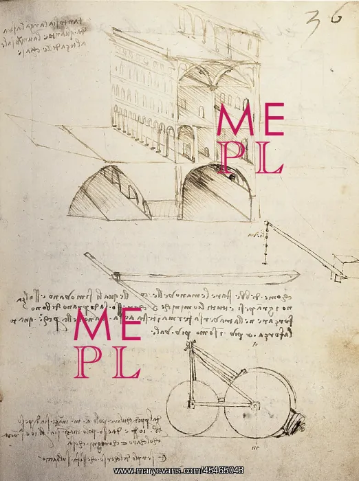 : Leonardo da Vinci drawing, Chateau du Clos Luce, Amboise : Leonardo da Vinci drawing, Chateau du Clos Luce, Amboise