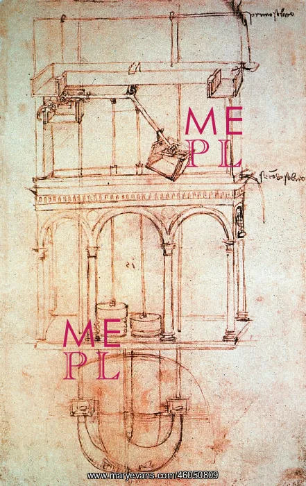 : Leonardo da Vinci, technical drawing : Leonardo da Vinci, technical drawing
