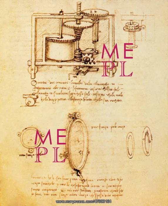 : Leonardo da Vinci, technical drawings and notes : Leonardo da Vinci, technical drawings and notes