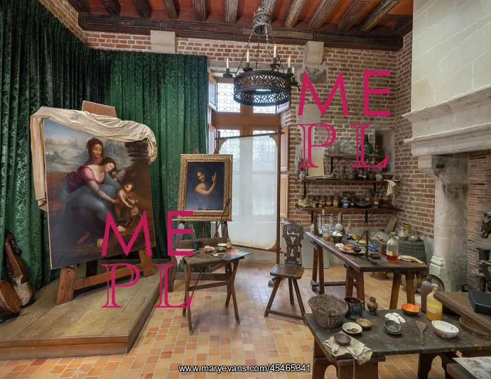 : Leonardo da Vinci workshops, Chateau du Clos Luce, Amboise : Leonardo da Vinci workshops, Chateau du Clos Luce, Amboise