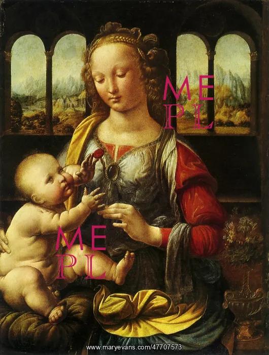 : Leonardo da Vincis The Madonna of the Carnation : Leonardo da Vincis The Madonna of the Carnation
