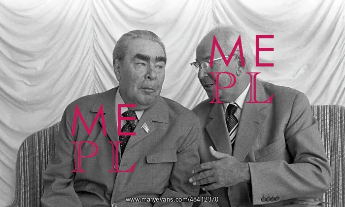 : Leonid Brezhnev and Gustav Husak, 1982 : Leonid Brezhnev and Gustav Husak, 1982