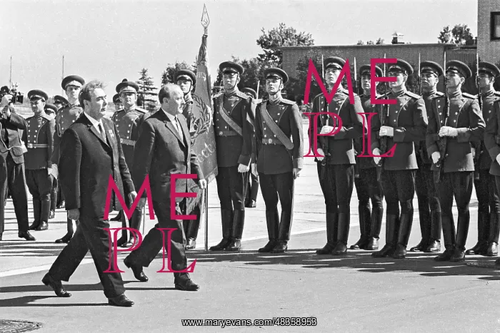 : Leonid Brezhnev and Janos Kadar, 1968 : Leonid Brezhnev and Janos Kadar, 1968