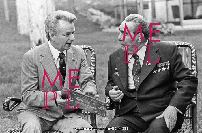  : Leonid Brezhnev and Richard Byrd, 1979