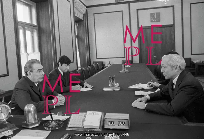  : Leonid Brezhnev and Walter Stoessel