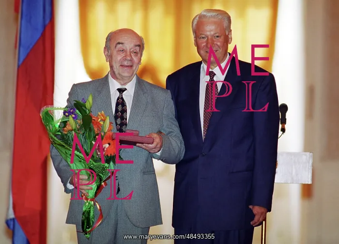 : Leonid Bronevoy and Boris Yeltsin, 1997 : Leonid Bronevoy and Boris Yeltsin, 1997