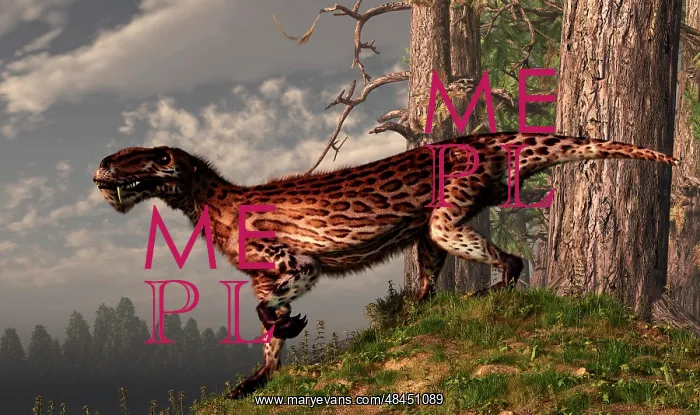 : A leopard coated Lycaenops hunts among a forest : A leopard coated Lycaenops hunts among a forest