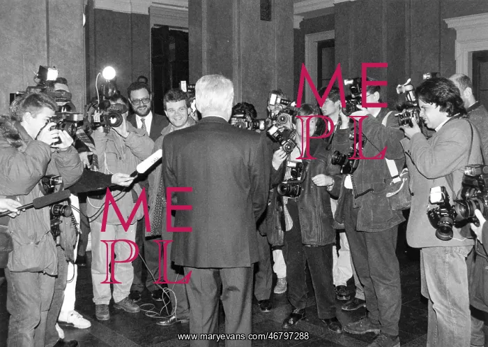 : Leopold Gratz at Noricum trial : Leopold Gratz at Noricum trial