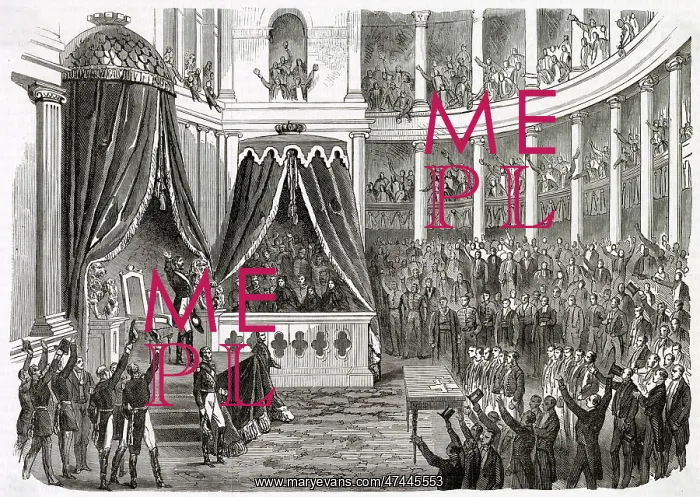 : LEOPOLD II TAKES OATH : LEOPOLD II TAKES OATH