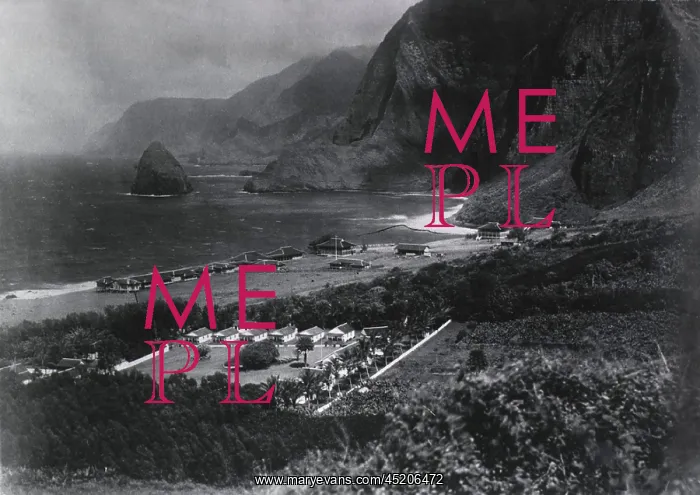 : Leper Colony. The Kalawao Settlement, on ? : Leper Colony. The Kalawao Settlement, on ?