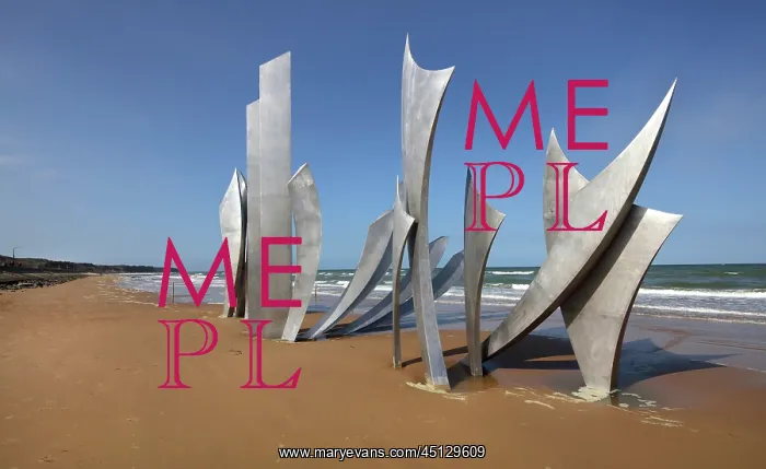 : Les Braves War Memorial, Omaha beach, Saint-Laurent-sur-Mer : Les Braves War Memorial, Omaha beach, Saint-Laurent-sur-Mer