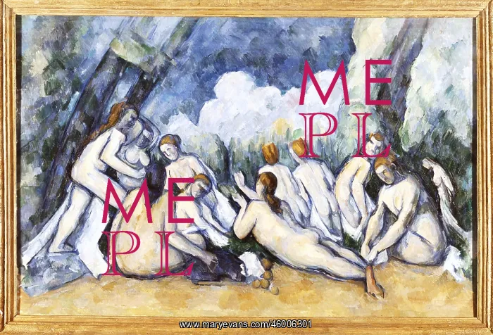 : Les Grandes Baigneuses, by Paul Cezanne : Les Grandes Baigneuses, by Paul Cezanne