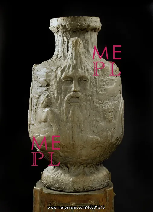 : Les Metaux. Vase with its base : Les Metaux. Vase with its base