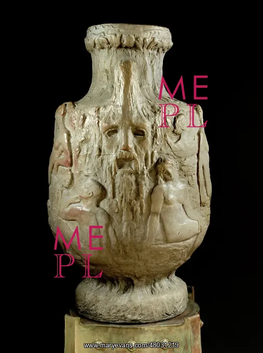 : Les Metaux. Vase with its base : Les Metaux. Vase with its base