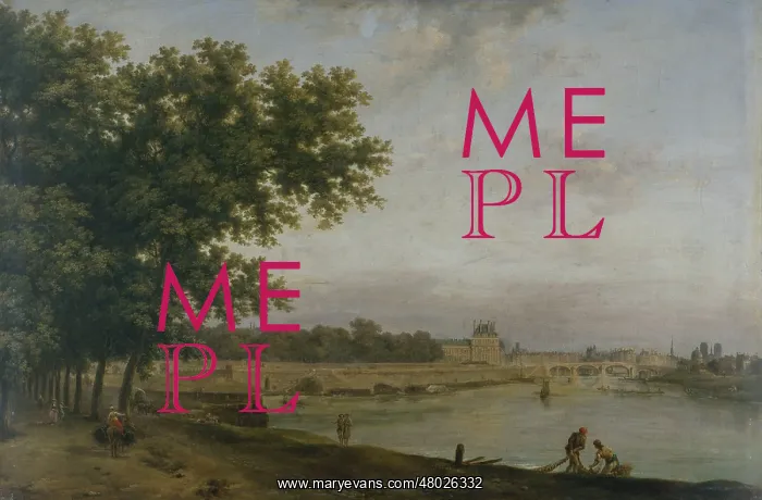 : Les Tuileries and the pont Royal, Paris : Les Tuileries and the pont Royal, Paris