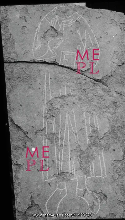 : Lesnes Abbey - Inscribed Slab : Lesnes Abbey - Inscribed Slab