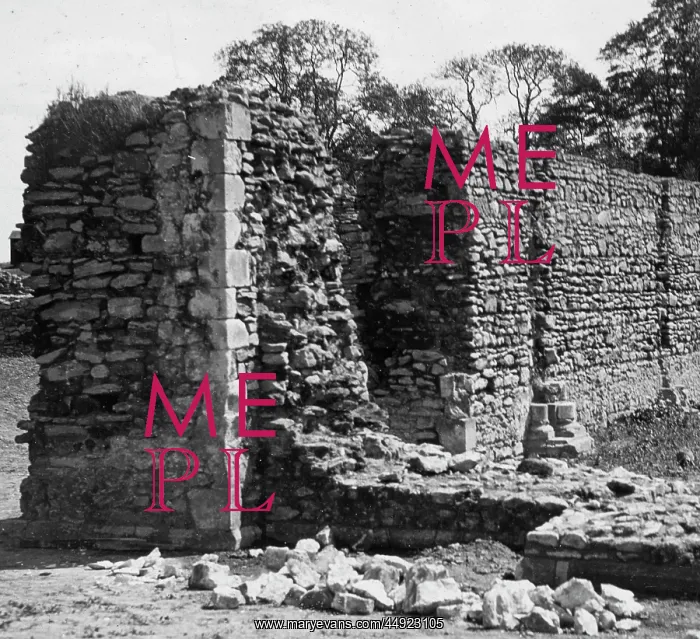 : Lesnes Abbey - N.W of Nave : Lesnes Abbey - N.W of Nave